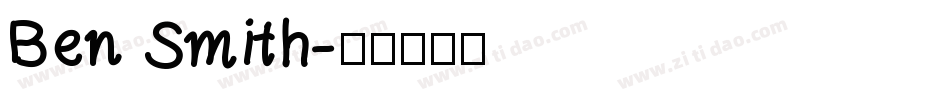 Ben Smith字体转换